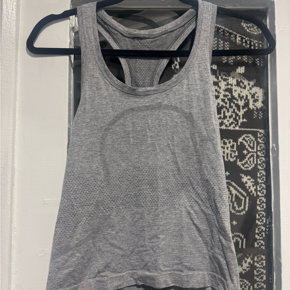 lululemon athletica Heather Gray Tank Top